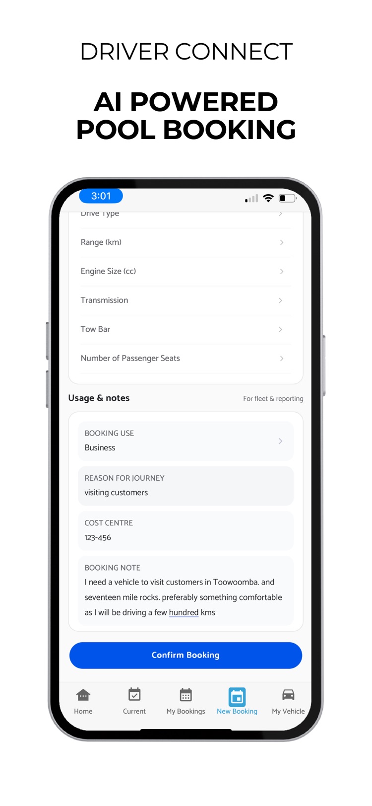 Sensium Driver Connect app screenshot 3